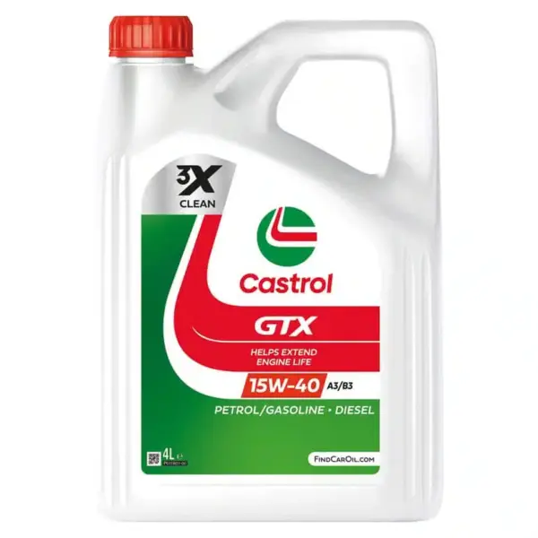 масло CASTROL GTX 15W40 4L