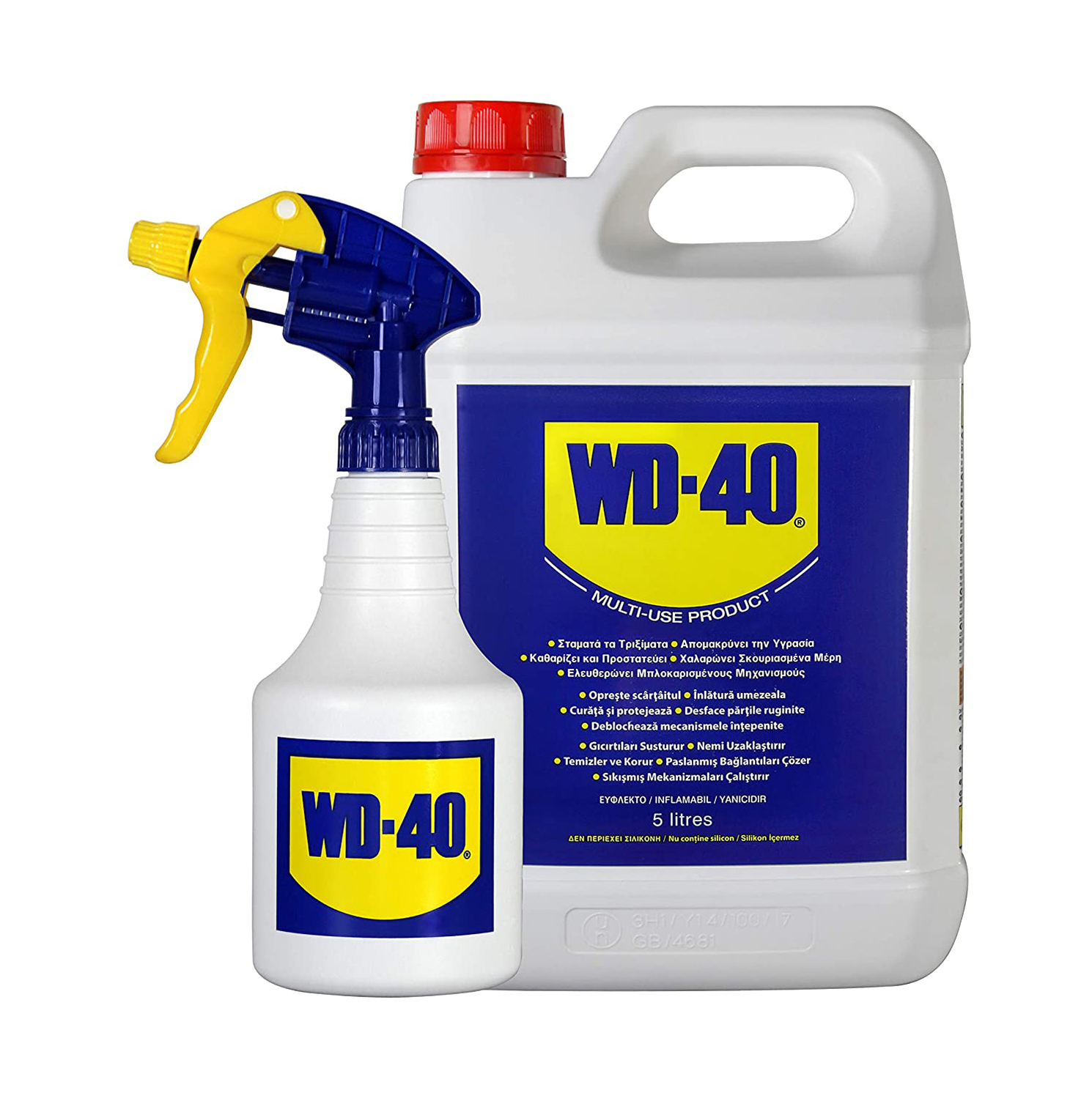 WD40-5L - Многофункционална смазка WD40-5 литра