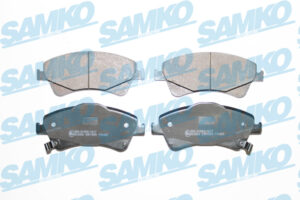 Спирачни накладки SAMKO за TOYOTA Avensys, Auris  - 5SP1589 Спирачни накладки SAMKO - 5SP1589