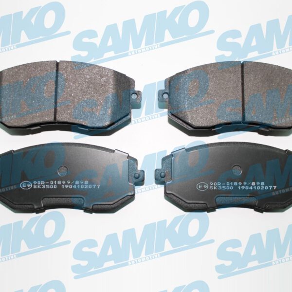 Спирачни накладки SAMKO за SUBARU Forester, Impreza  - 5SP2077 Спирачни накладки SAMKO - 5SP2077