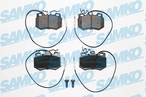 Спирачни накладки SAMKO за CITROEN AX, C15  - 5SP585 Спирачни накладки SAMKO -5SP585