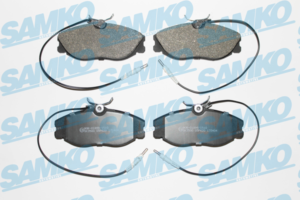 Спирачни накладки SAMKO за PEUGEOT 406  - 5SP620 Спирачни накладки SAMKO -5SP620