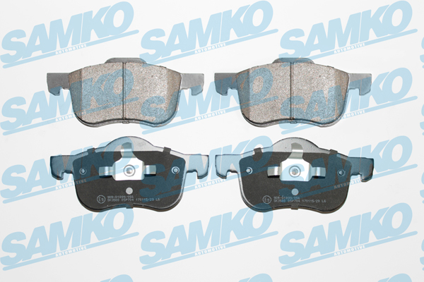 Спирачни накладки SAMKO за VOLVO S80  - 5SP704 Спирачни накладки SAMKO -5SP704