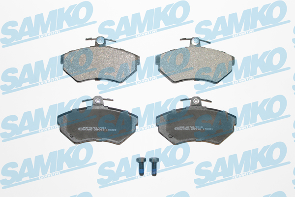 Спирачни накладки SAMKO за VW Golf III, IV  - 5SP718 Спирачни накладки SAMKO -5SP718