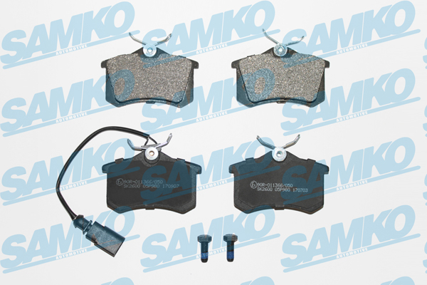 Спирачни накладки SAMKO за VW Sharan  - 5SP980 Спирачни накладки SAMKO -5SP980