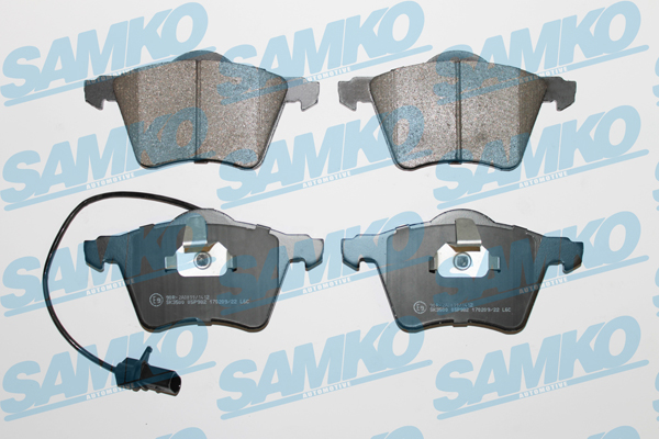 Спирачни накладки SAMKO за VW Sharan  - 5SP982 Спирачни накладки SAMKO -5SP982