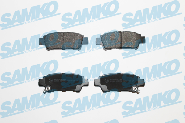 Спирачни накладки SAMKO за Toyota Avensis Verso  - 5SP996 Спирачни накладки SAMKO -5SP996