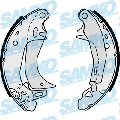 Спирачни накладки SAMKO за PEUGEOT 309 / RENAULT 5  - 87580 Спирачни накладки SAMKO - 87580
