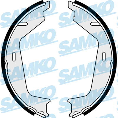 Спирачни накладки SAMKO за VOLVO S60,S70  - 88260 Спирачни накладки SAMKO - 88260