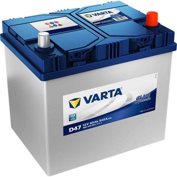 Акумулатор за кола VARTA 60AH BLUE DYNAMIC J, D47 R+