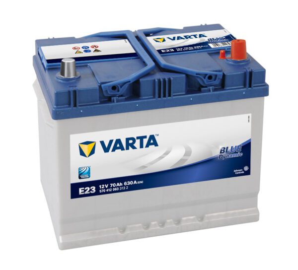 Акумулатор за кола VARTA 70Ah BLUE Dynamic J, Е23 R+