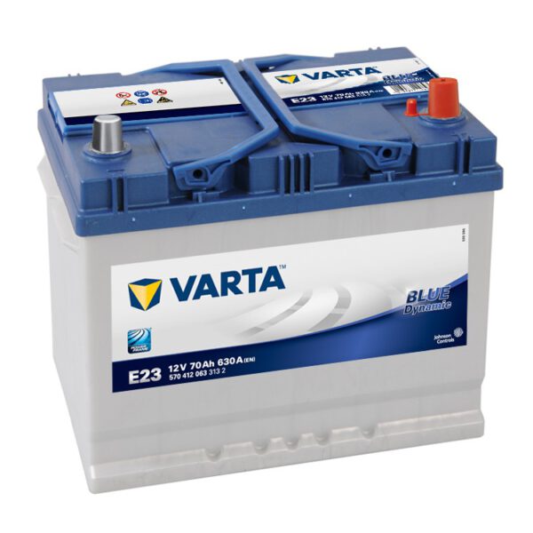 Акумулатор за кола VARTA 70Ah BLUE Dynamic J, Е23 R+