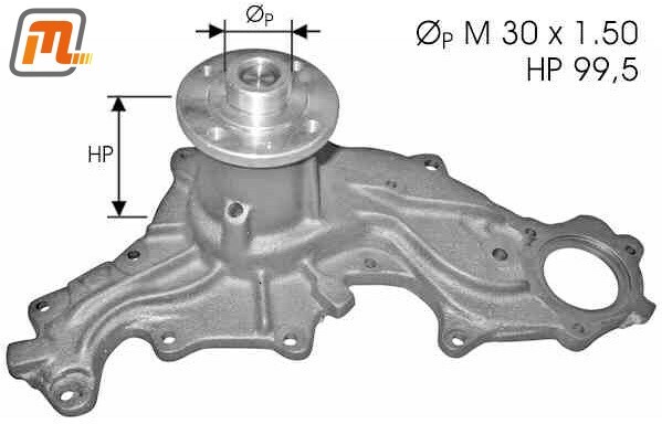 Водна помпа за FORD Siera - WP0022 Водна помпа за FORD - WP0022