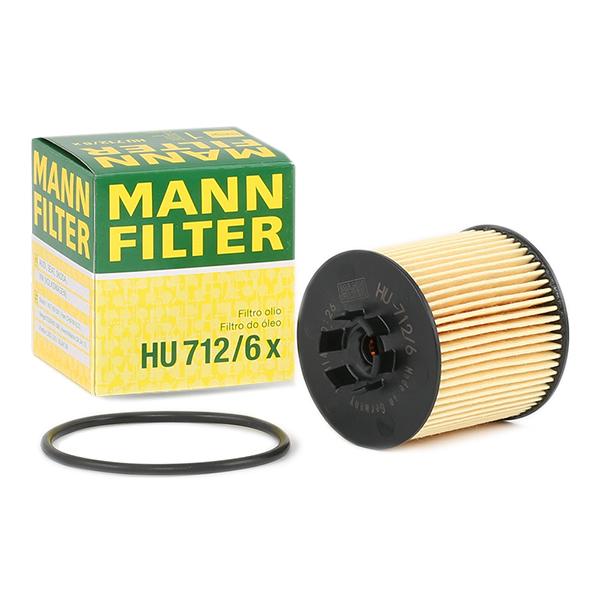 Маслен филтър MANN  HU712/6x  за VW, AUDI Маслен филтър HU712/6x