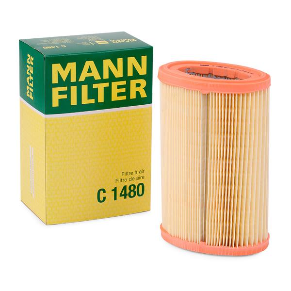 Въздушен филтър MANN  C1480  за Citroen, Peugeot 1.5D Въздушен филтър C1480
