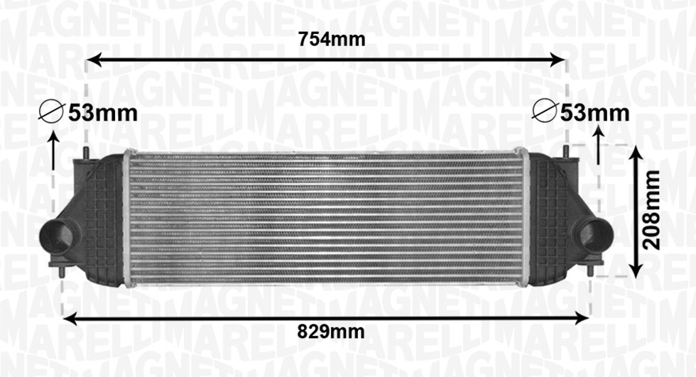 Интеркулер Magneti Marelli 351319205180 за SUZUKI MST518