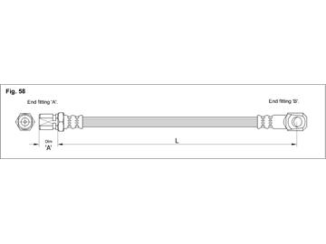 Спирачен маркуч за LADA Niva